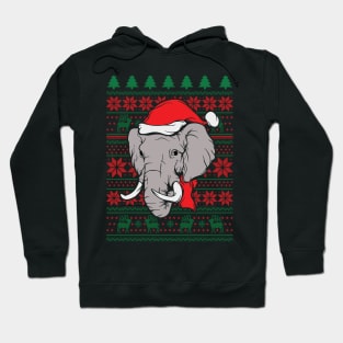 Christmas Elephant Hoodie